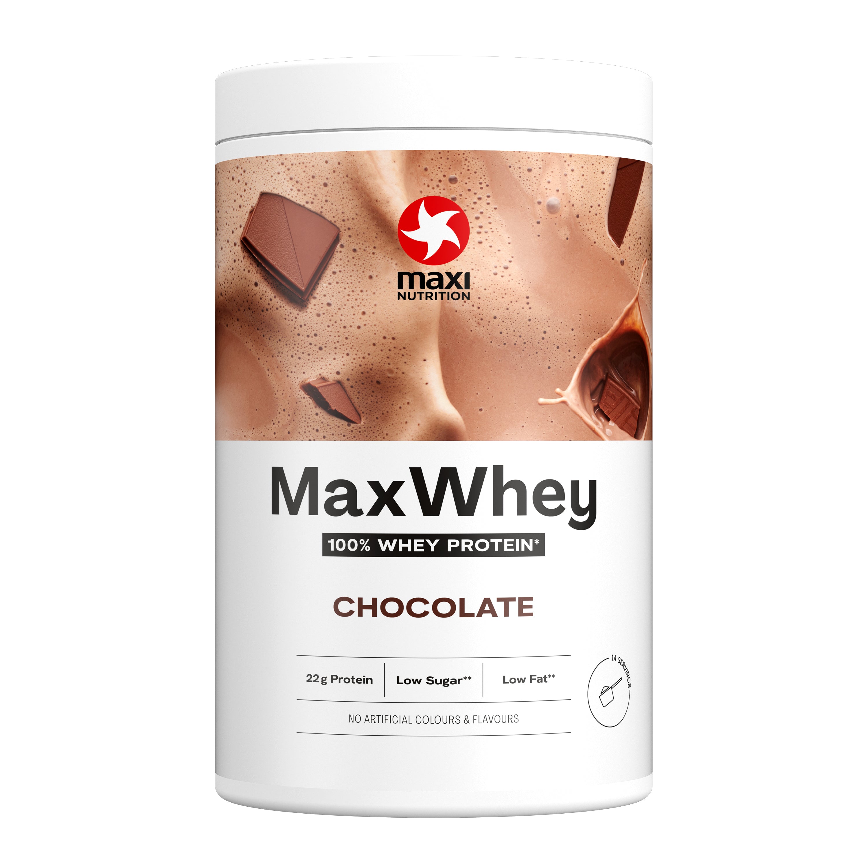 MAXI NUTRITION MaxWhey Czekolada – Mieszanka Białka Serwatkowego z Witaminą B6