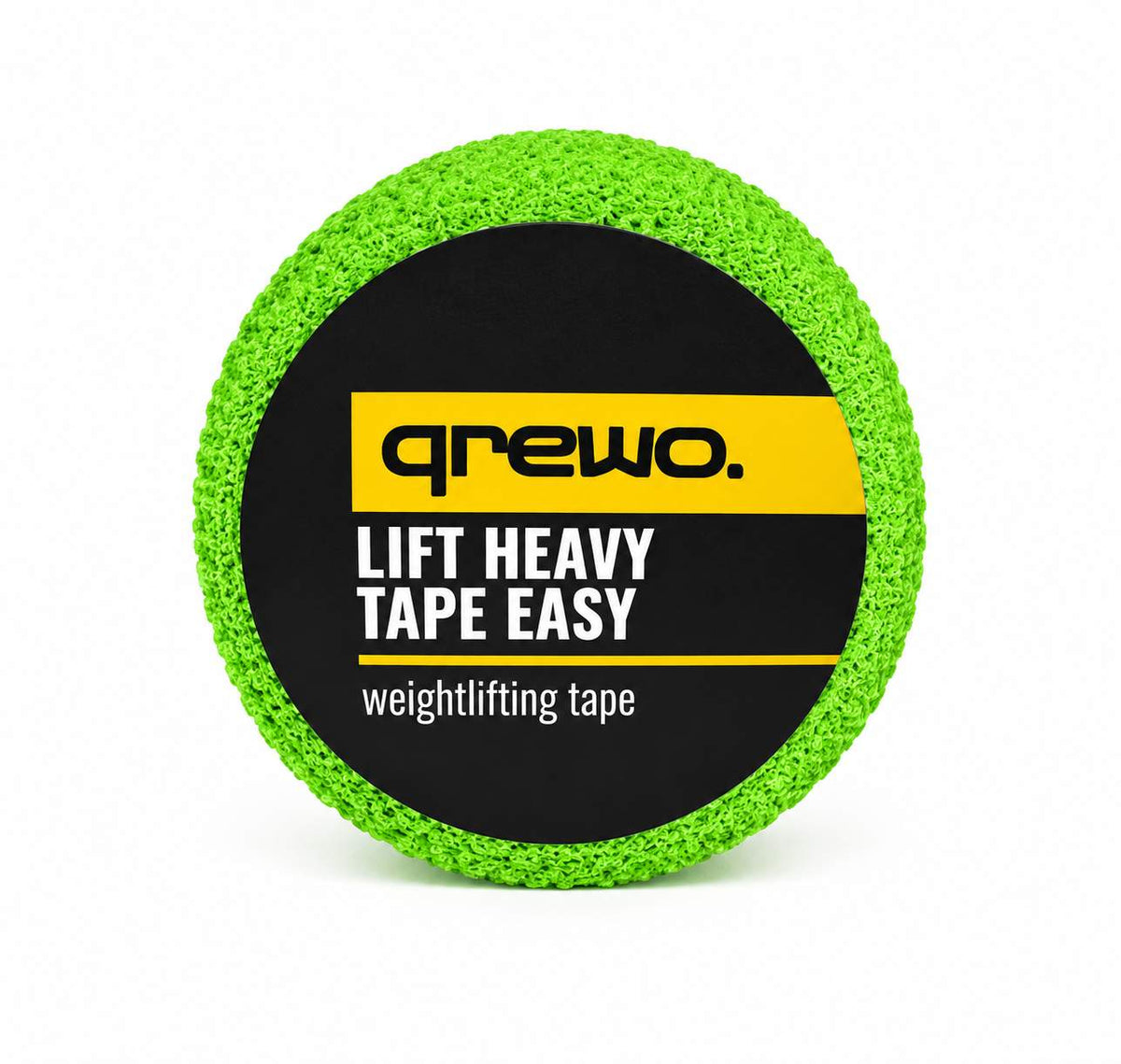 Taśma do podnoszenia ciężarów QREWO 38mm | Green Lemon
