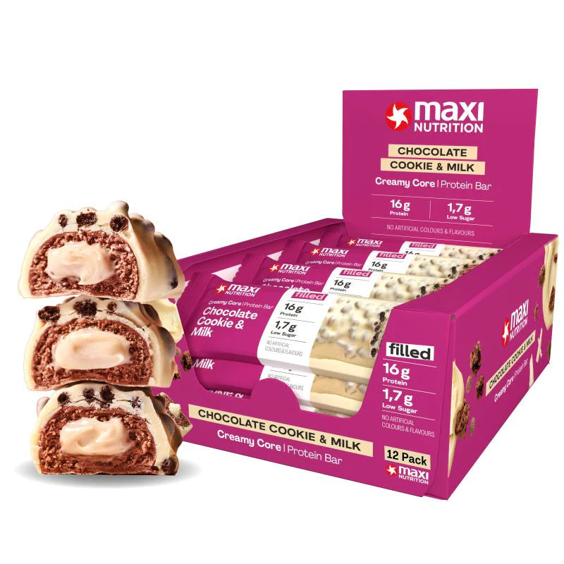 MAXI NUTRITION Creamy Core Bar Cookie & Milk – Baton Proteinowy