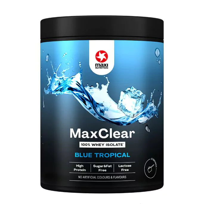 MAXI NUTRITION MaxClear – Izolat Białka Serwatkowego o Smaku Tropikalnym (Blue Tropical)